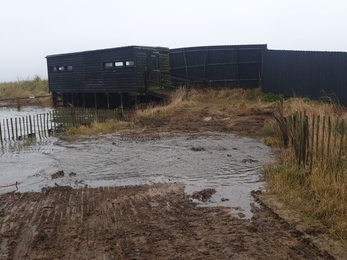 Footpath flood and erosion at Hazlewood Marshes – Rachel Norman 
