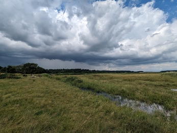 Storm clouds at Dingle Marshes – Jamie Smith 