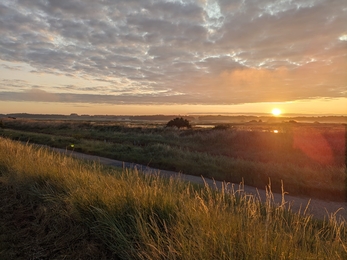 Sunrise over Trimley Marshes, Suffolk