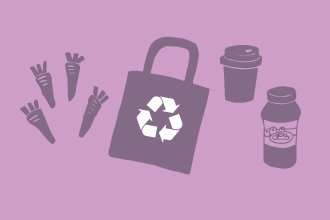 Make less waste illustration