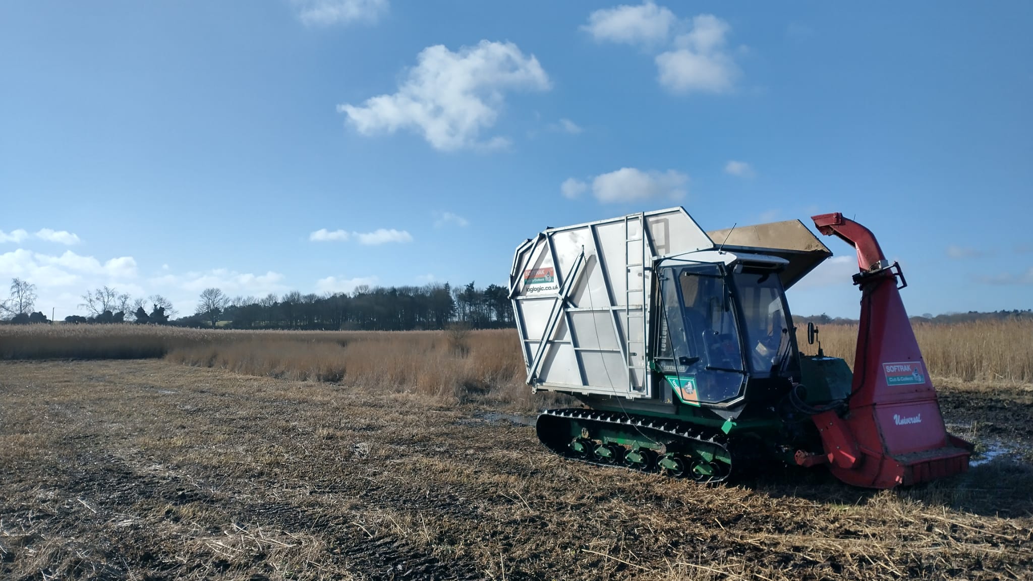 The softrak at Hen Reedbeds, Dan Doughty | Suffolk Wildlife Trust