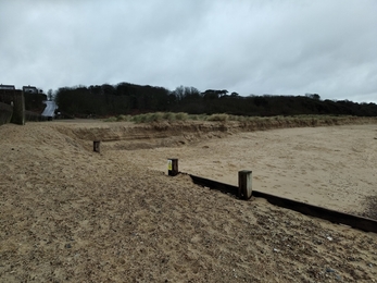 Gunton Warren beach erosion