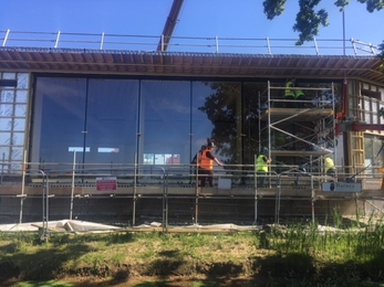 New glazing at Carlton Marshes - Steve Alyward 