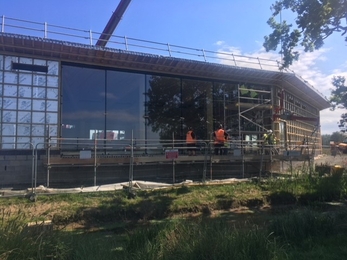 New glazing at Carlton Marshes - Steve Alyward 