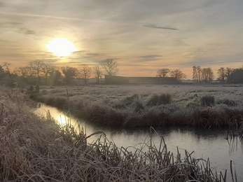 Frosty sunrise at Carlton Marshes - Gavin Durrant