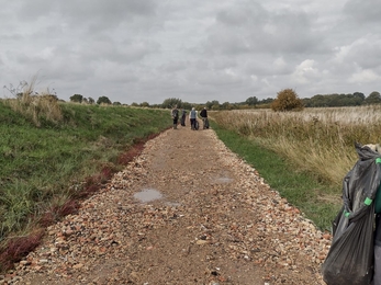 Volunteers at Hen Reedbeds – Frances Lear 