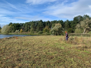 Work party island cutting - Linsey Grey 