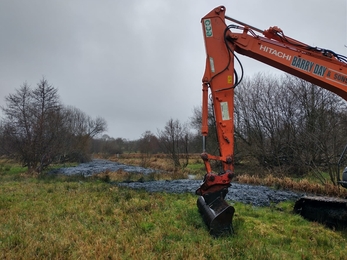 Dyke clearance at Darsham Marshes, Jamie Smith 