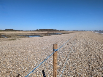 Rope fence at Dunwich, Jamie Smith 