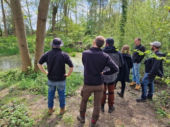 Reserves team site visit to Arger Fen - Anneke Emery