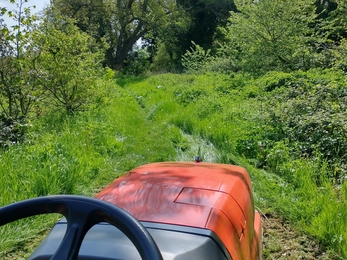 The footpaths at Church Farm Marshes got a trim today – Dan Doughty 