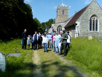 Marlesford Churchyard survey event
