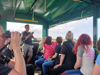 Centre staff and volunteers tour of Carlton 