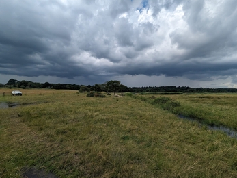 Storm clouds at Dingle Marshes – Jamie Smith 