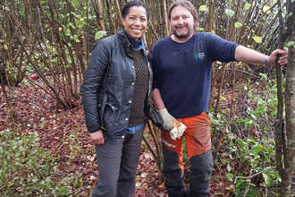 Countryfile's Margherita Taylor with Giles Cawston