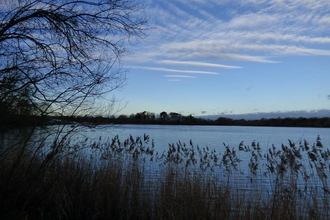 view of the sailing lake - January 2020