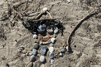 Beach art - Lucy Shepherd