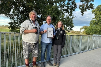SOS Swifts receive Volunteer of the Year Award 2022