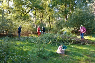 Volunteers at Knettishall Heath - Sam Norris