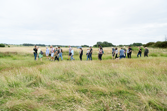 Group walk at Martlesham Wilds