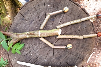 puppet made of wood
