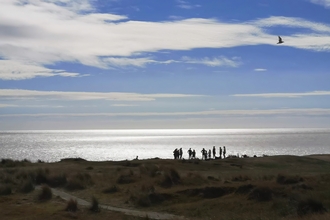 Wild beach training session at Sizewell beach