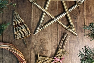 willow Christmas decorations