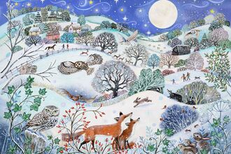 Magical Winter Landscape - Lucy Grossmith