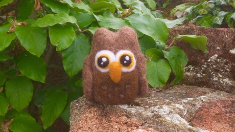 Felted owl
