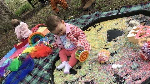 wild baby at rlf