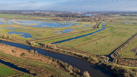 Petos Marsh aerial drone footage