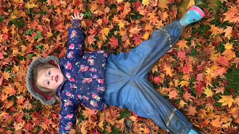 Autumn leaf angel