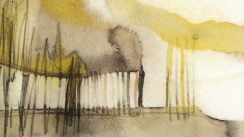 Sketch using natural ink colours from Foxburrow, Nicola Coe