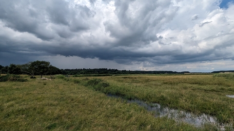 Storm clouds at Dingle Marshes – Jamie Smith 