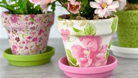 Painted pot