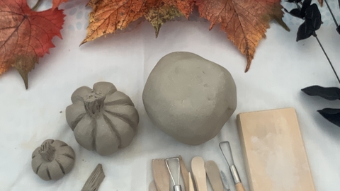 margaret parsons- clay pumpkin
