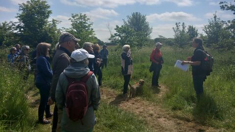 people standing outside