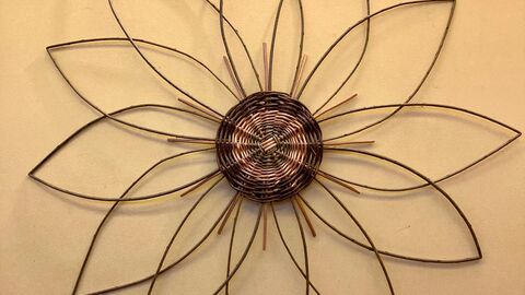 Giant willow flower made by the Coddiwomplers