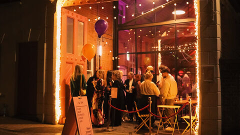 New Street Market at night