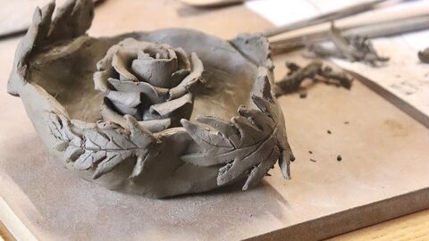 Clay workshop Frankie's studio 