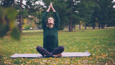 Outdoor Yoga Pexel Silver K Black