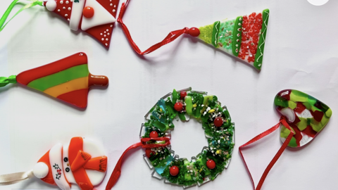 Festive Glass Ornaments