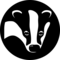 Suffolk Wildlife trust SWT logo badger stamp