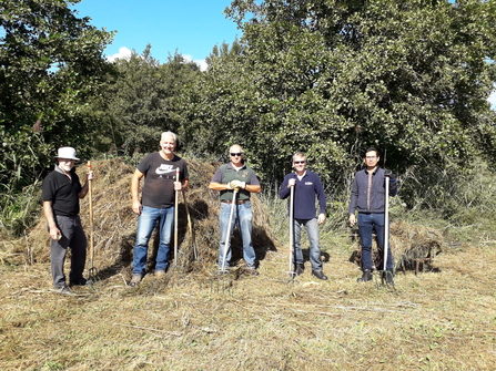 volunteers at north cove nature reserve