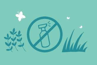 Stop pesticides illustration 