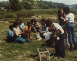 Lesley Cattling in Suffolk in the 1970's