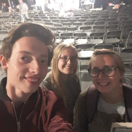 Jonny Ellis, Robyn and Lydia - Carlton volunteers 