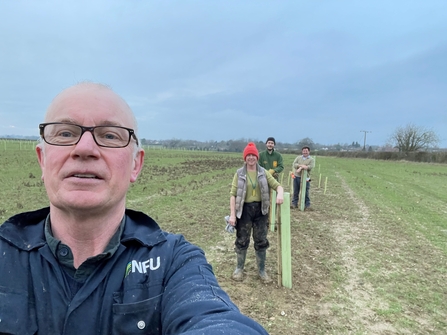 Agroforesty at Shimpling - John Pawsey and his team in action