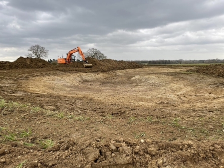 Restoring a ghost pond at Shimpling Park Farm