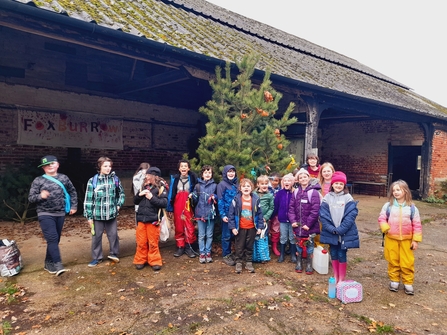 Natural Christmas decorations at Foxburrow Farm - Emma Keeble